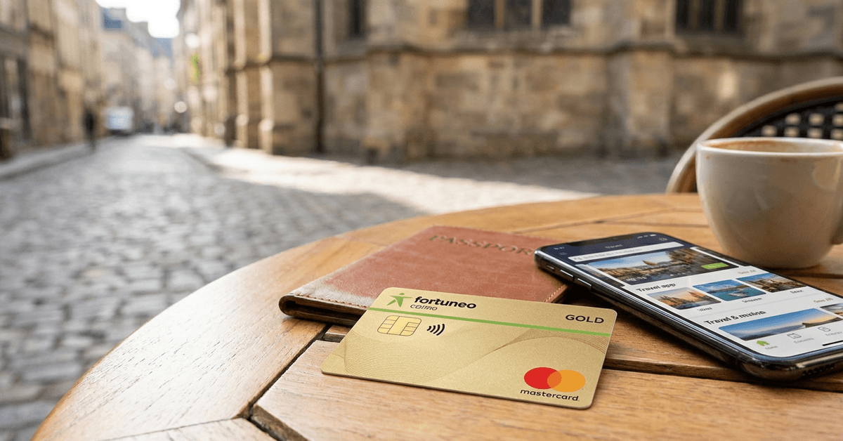Fortuneo Gold Mastercard: Travel and Cashback Benefits