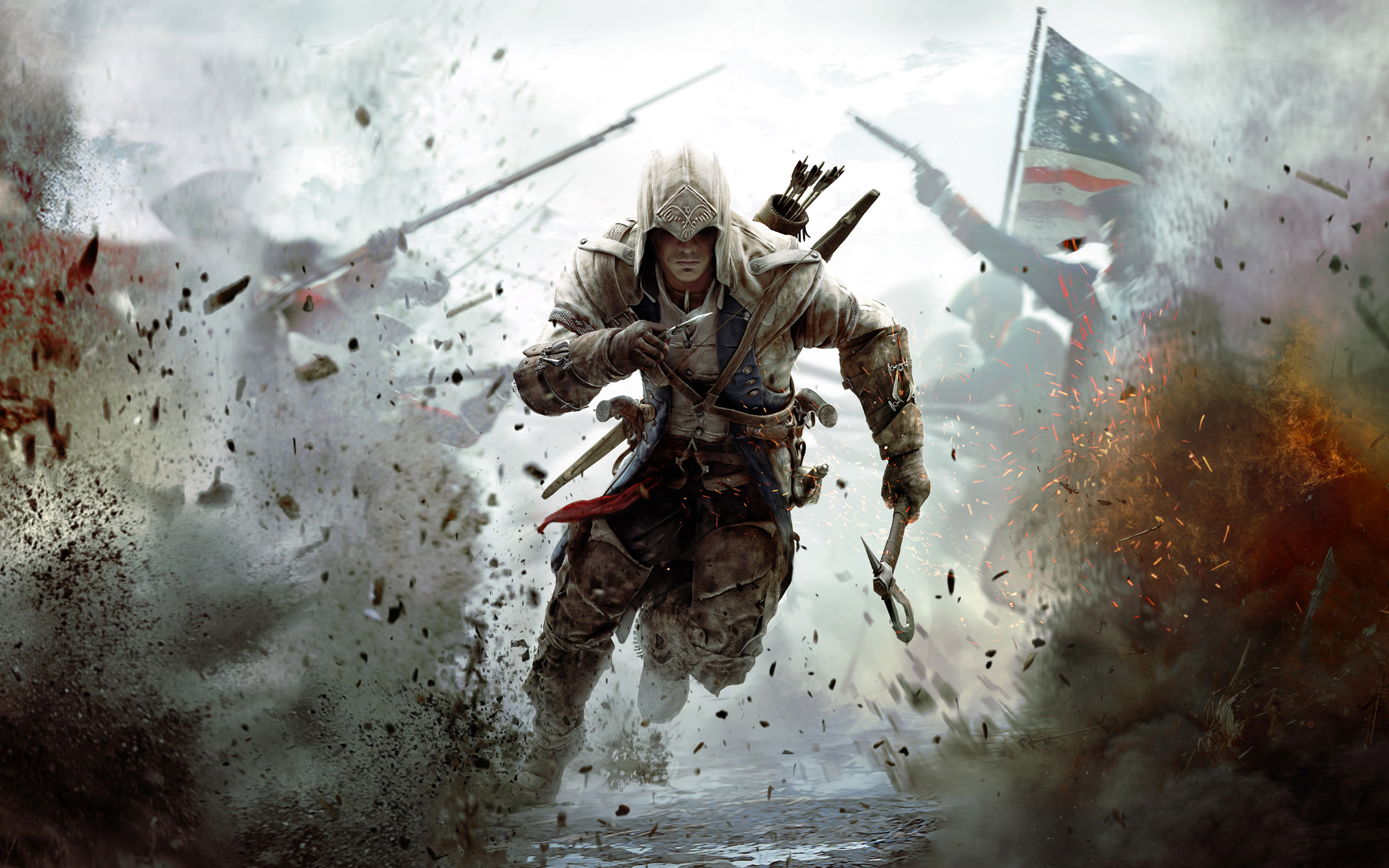 Assassins Creed 3 Game Wallpaper 4k
