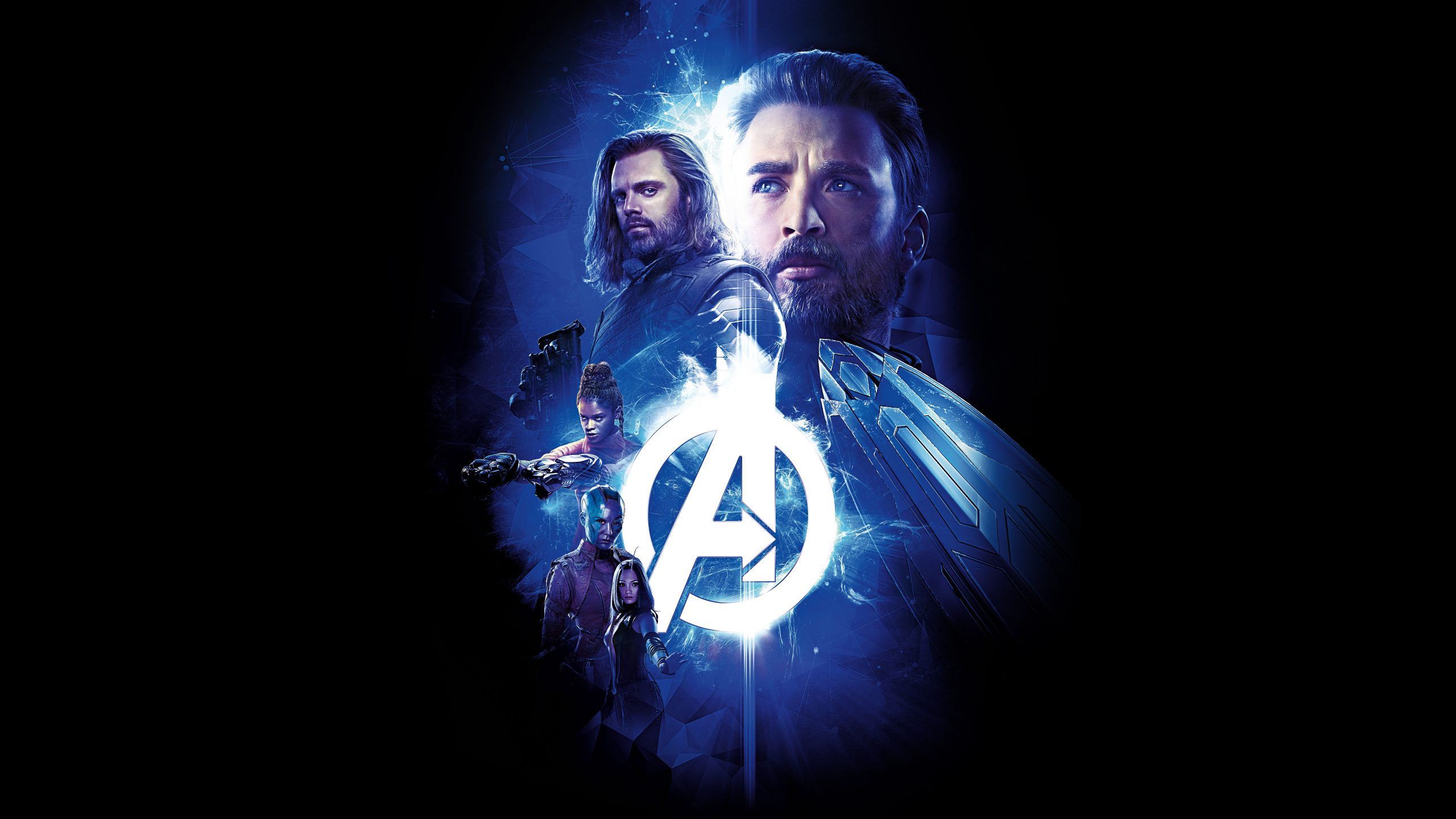 Avengers Infinity War Captain America Winter Soldier Nebula