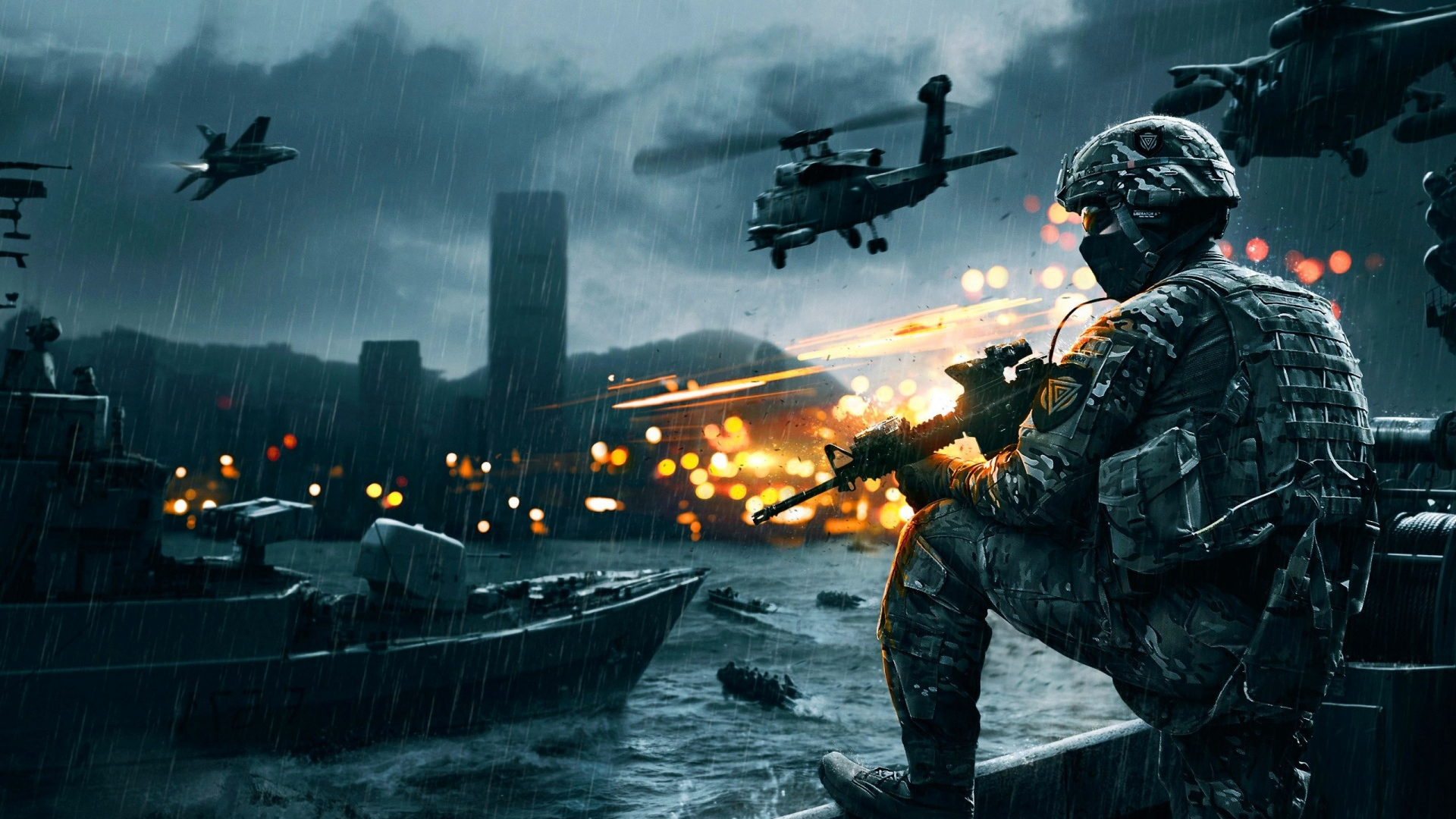 Download 1920x1080 Battlefield 4 Game Ea digital illusions ce Wallpaper Background Full HD 1080p