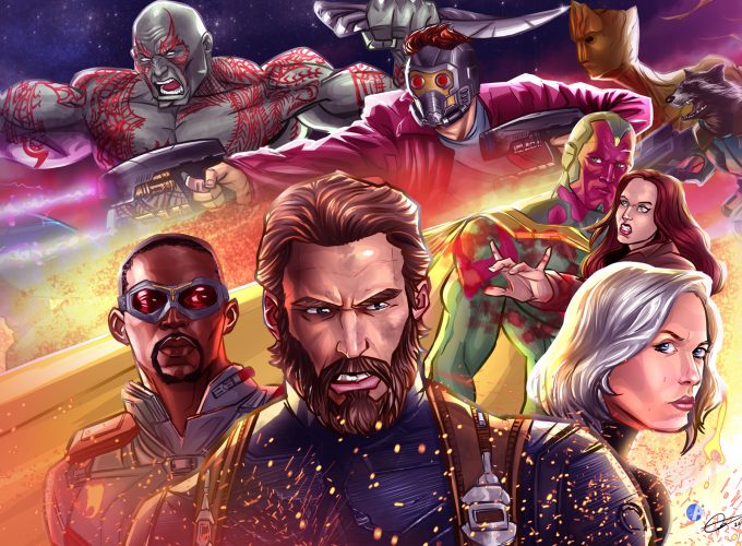 Avengers Infinty War 2018 4k Artwork