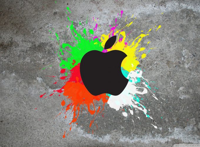 Colorful Apple logo