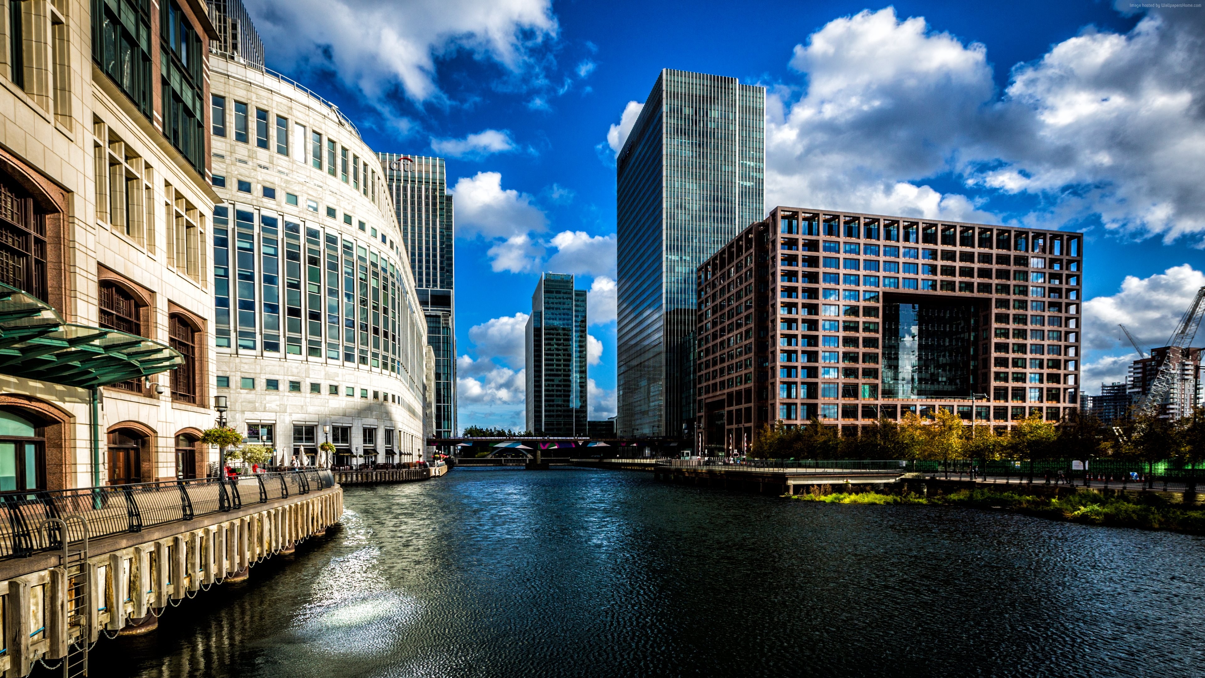 Wallpaper Canary Wharf London Europe Tourism Travel