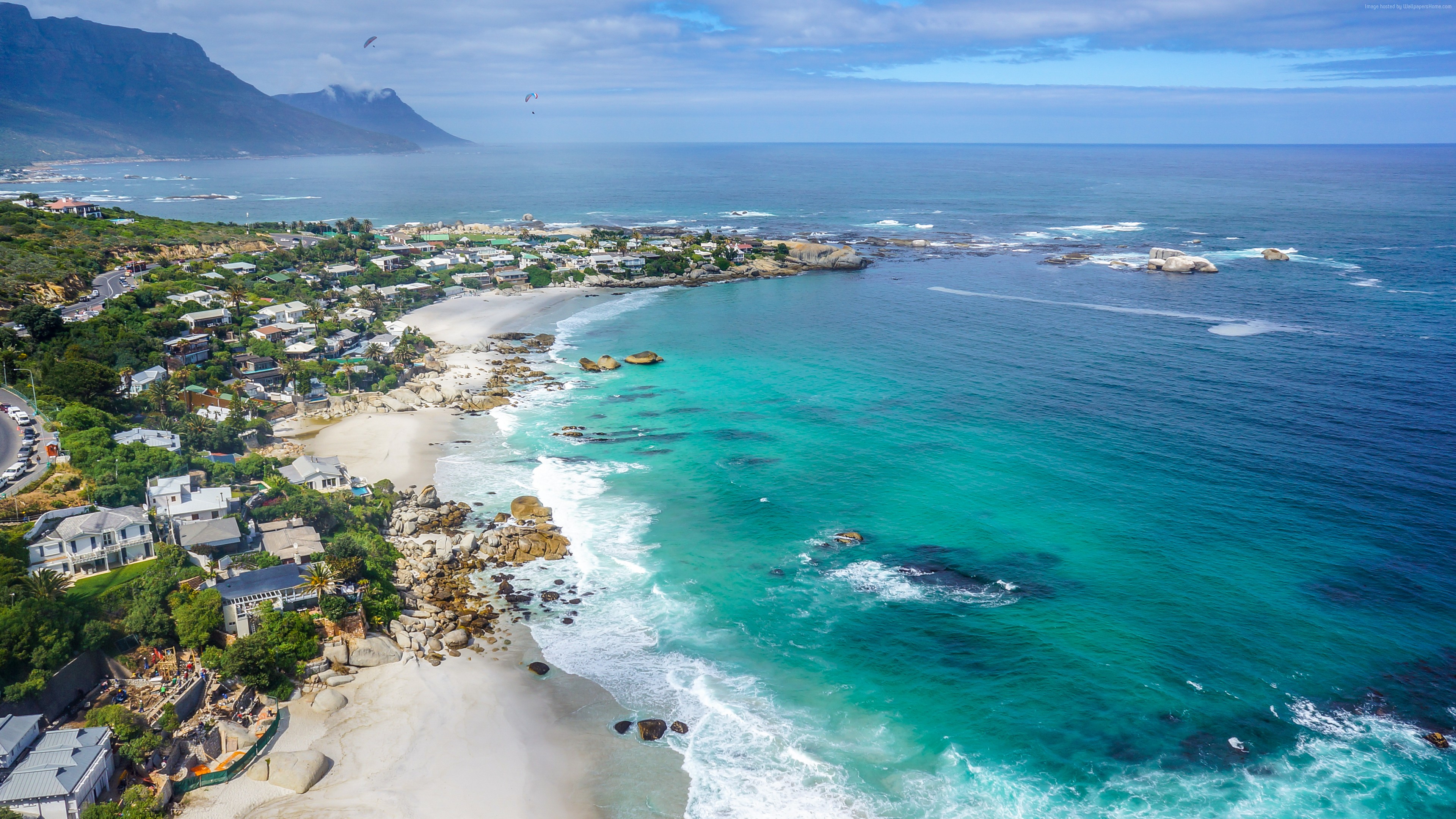 Wallpaper Cape Town, Clifton Beachs, ocean, 4k, Nature Wallpaper ...