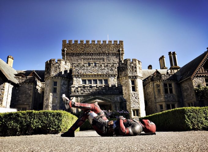 X Mansion Full HD Background Image Deadpool