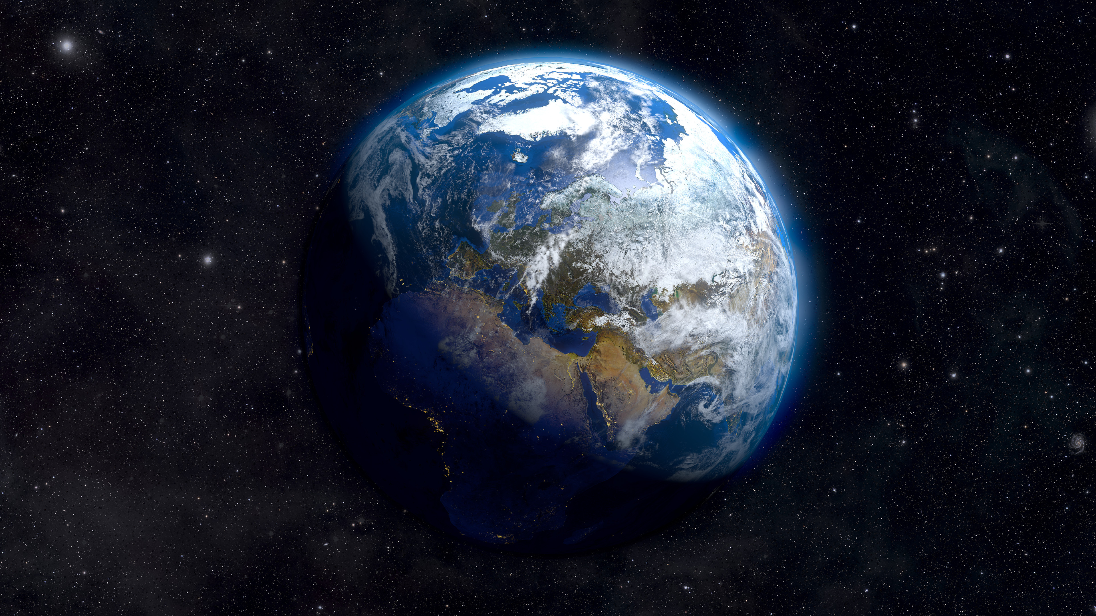 Earth From Space 4K Ultra HD Desktop