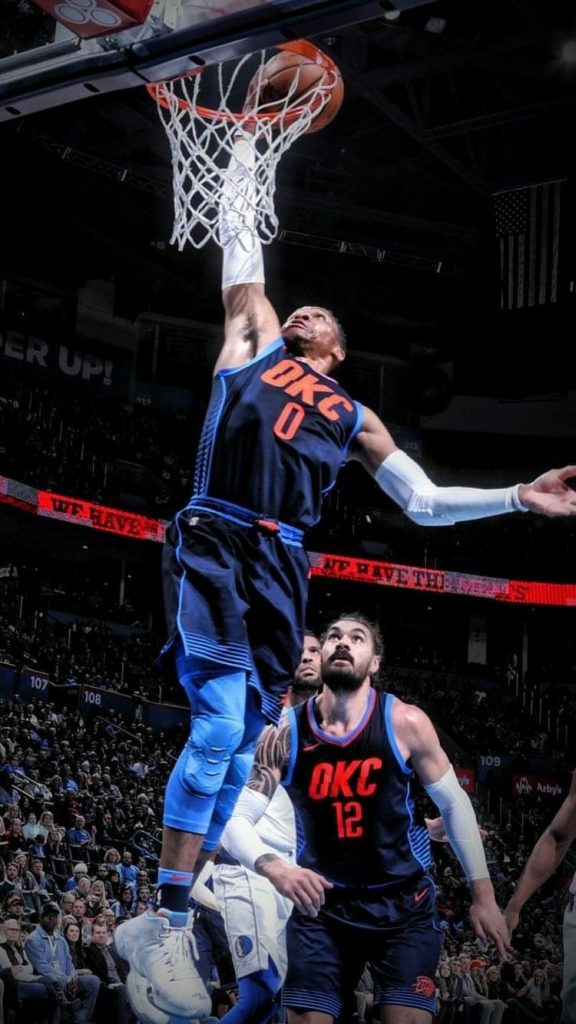 Russell Westbrook mobile Wallpaper Download - High Resolution 4K Wallpaper