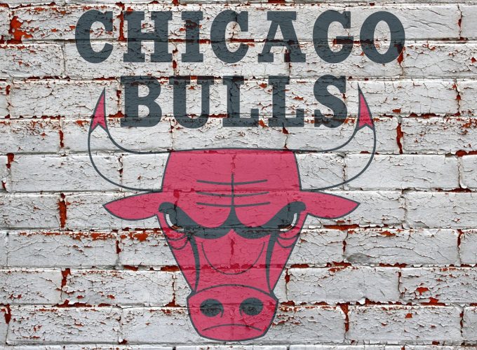 nba red wallpaper background brick bulls chicago