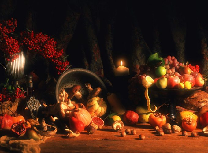 Holiday pumpkin and fruit thanksgiving wallpapers and backgrounds