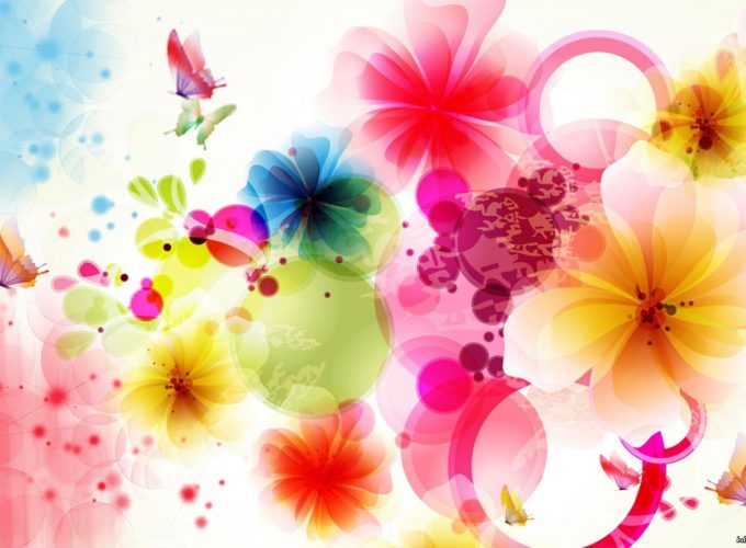 Abstract Floral Wallpapers