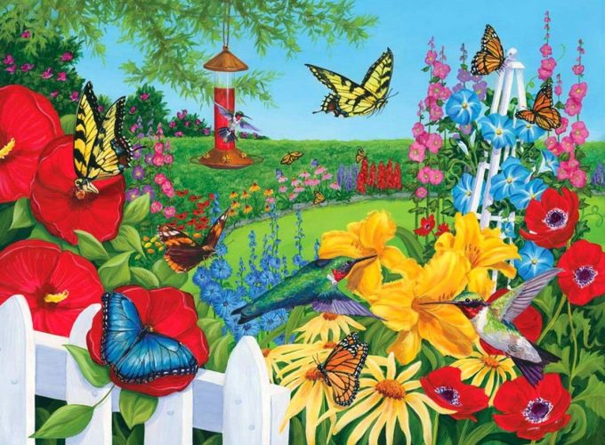Butterfly Garden iphone Wallpapers