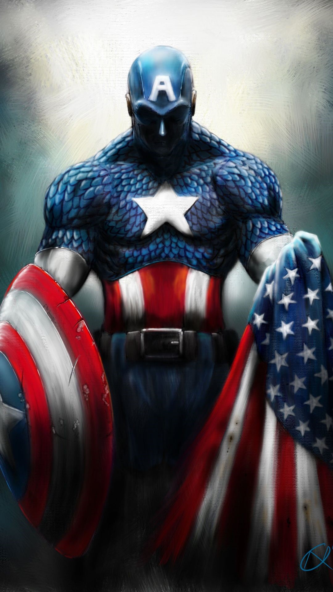 Captain America iphone Wallpaper