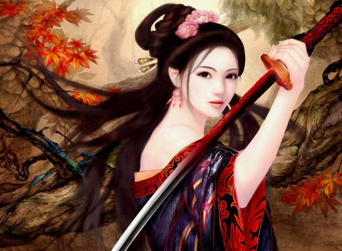 Japanese Samurai Girl UHD Wallpapers