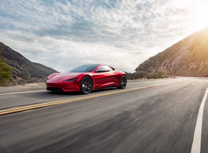 Tesla Roadster Desktop Wallpapers