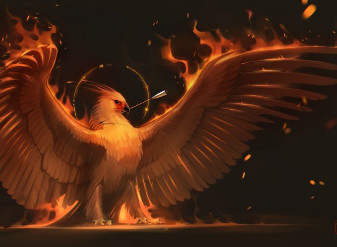 4K Phoenix Background