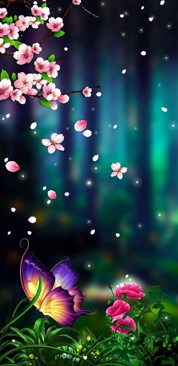 3D Butterfly Wallpaper Mobile Phone