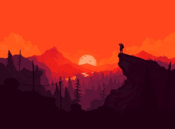 Art Mountain Wallpaper