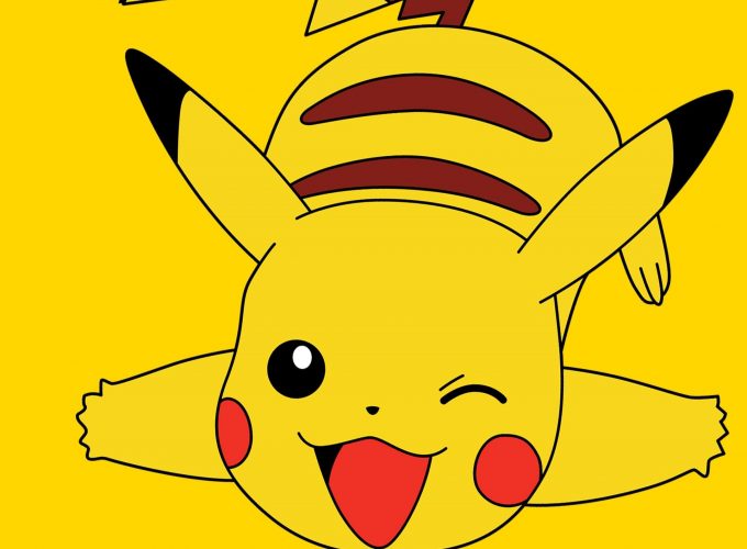 Pikachu Flying Mobile Anime Wallpaper