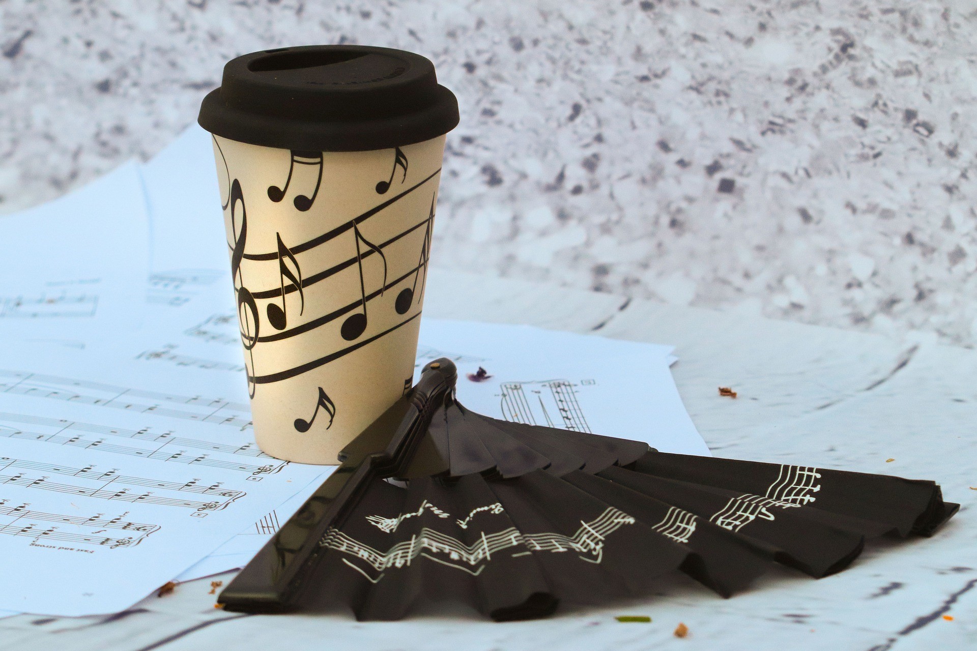Coffe And Musical Note