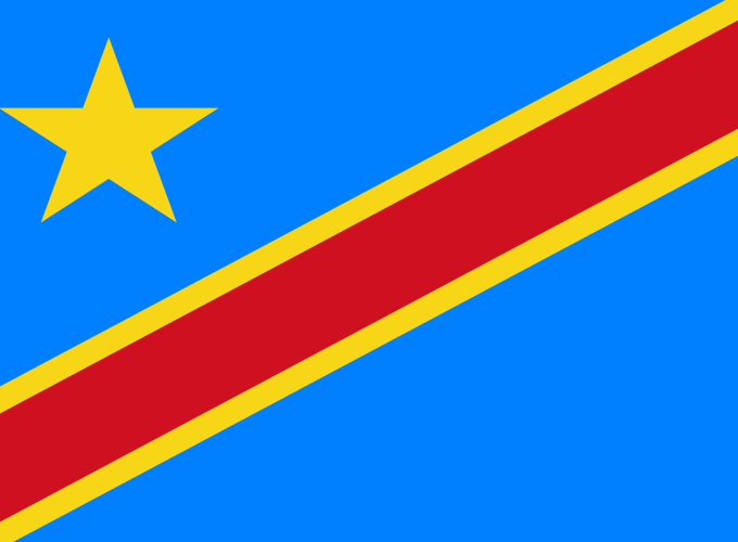 Flags Of Democratic Republic Of The Congo