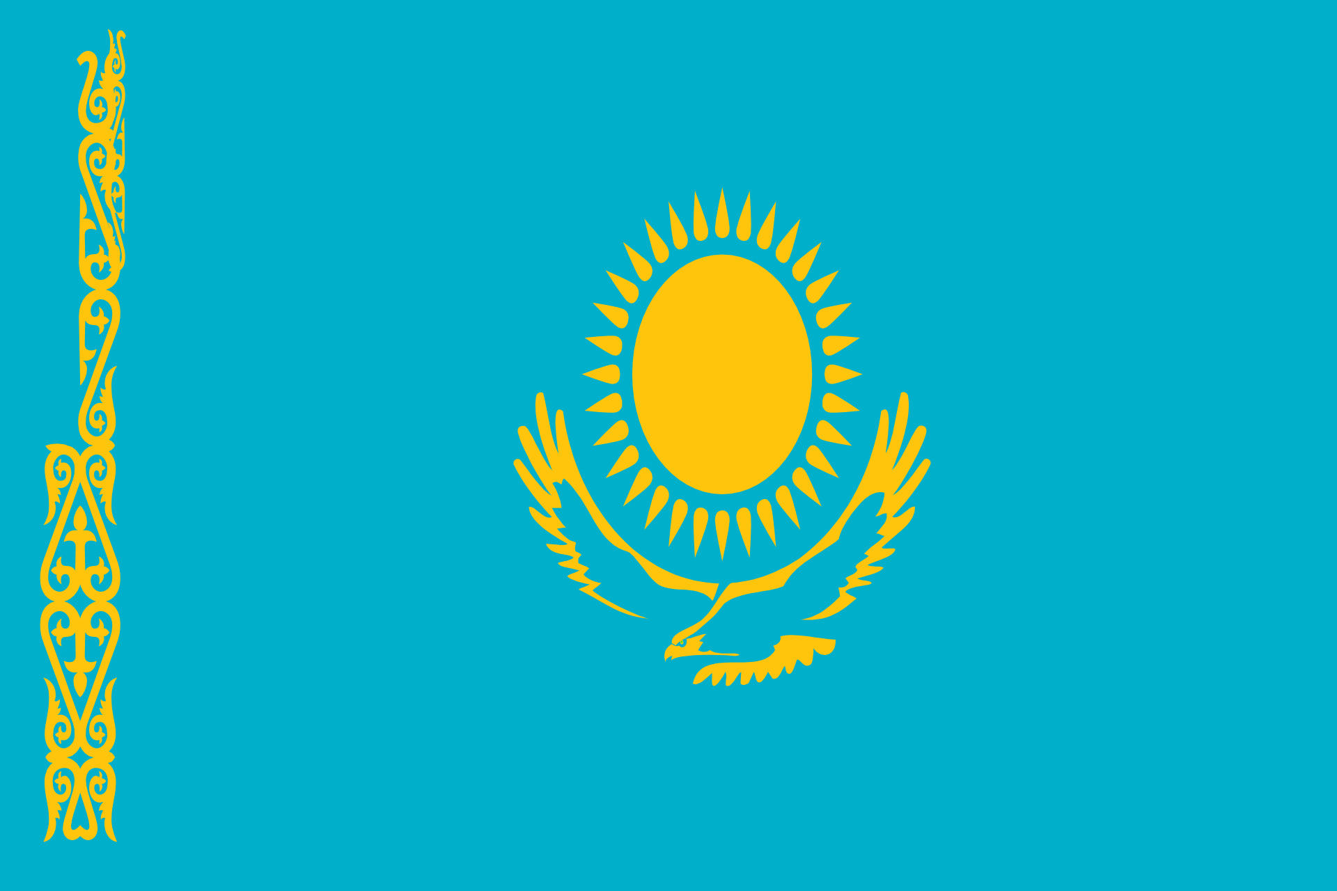 Flags Of Kazakhstan