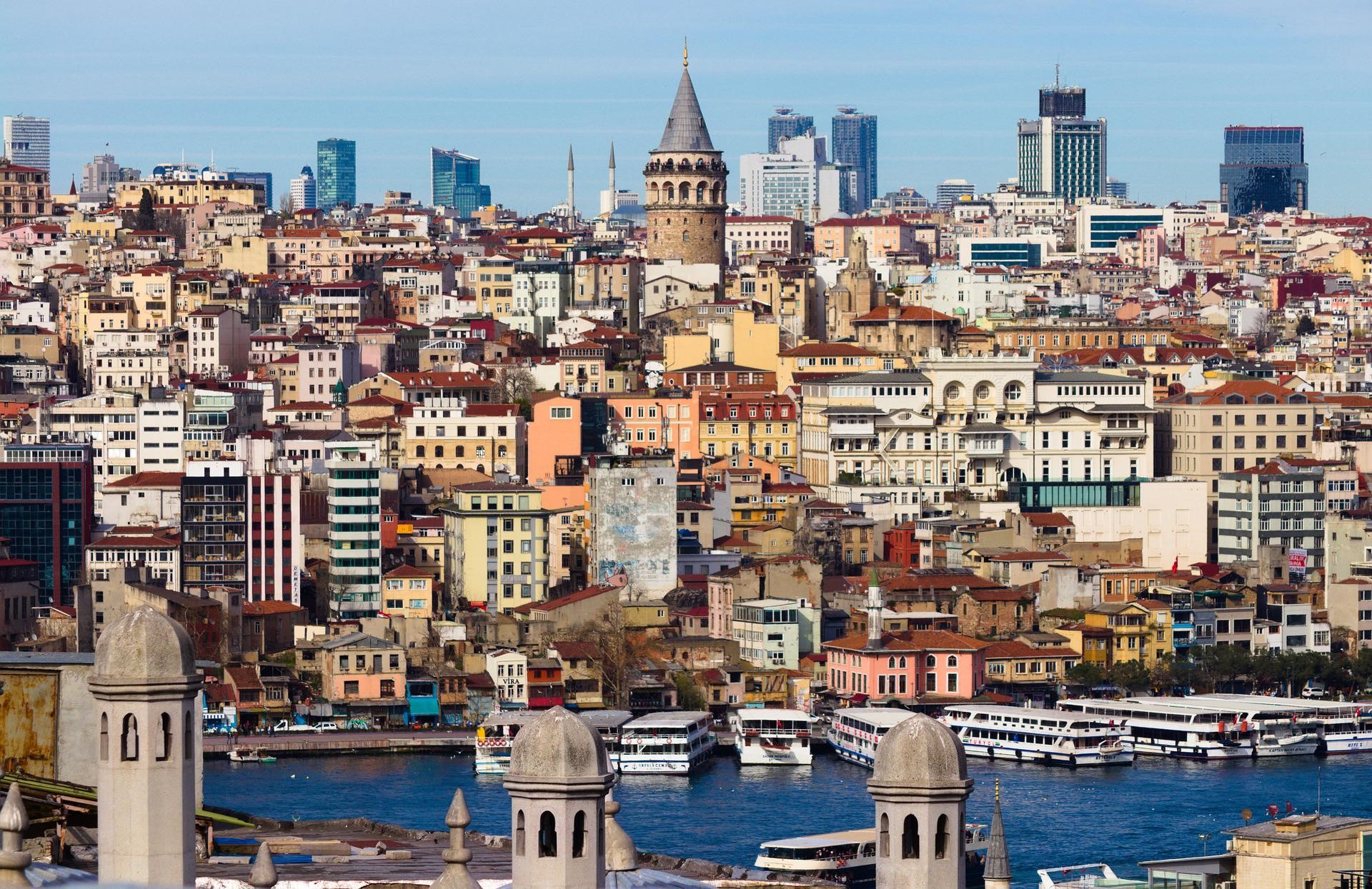 Galata Tower In The Istanbul