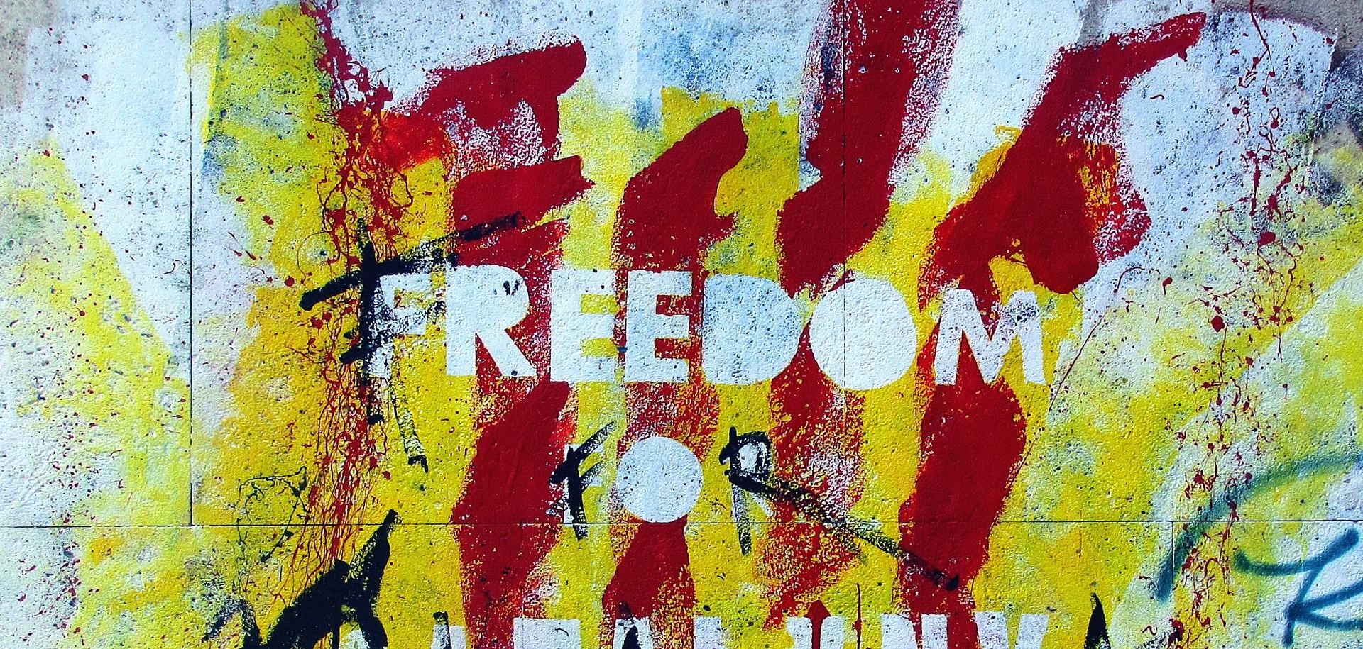 Mural Freedom Graffiti