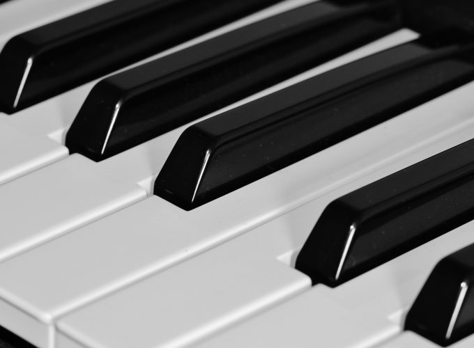 White And Black Piano